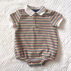 Old Navy Multicolor Striped Baby Romper